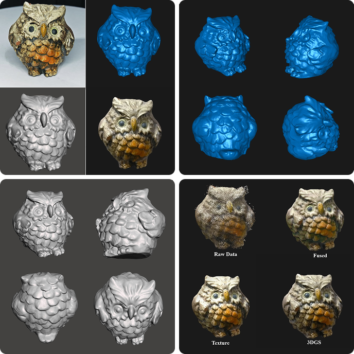 REVOPOINT POP 4: From a Ceramic Owl to Automotive Parts