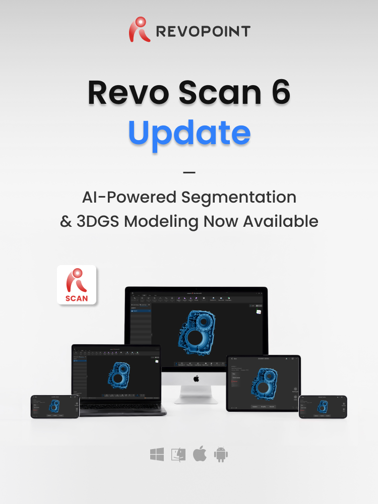 REVOPOINT Revo Scan 6: AI Segmentation and 3DGS Explained