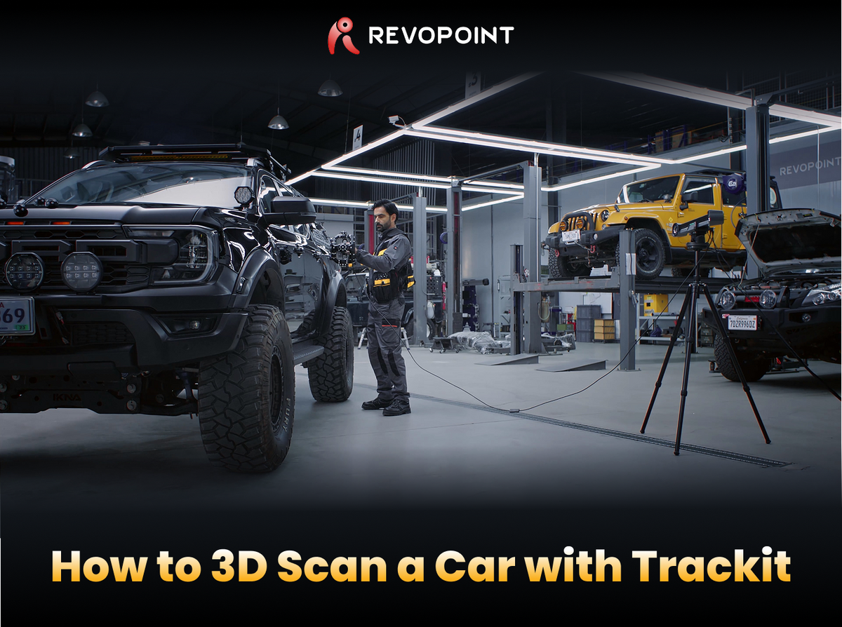 REVOPOINT Trackit: Plan a Car Scan from Setup to Cleanup