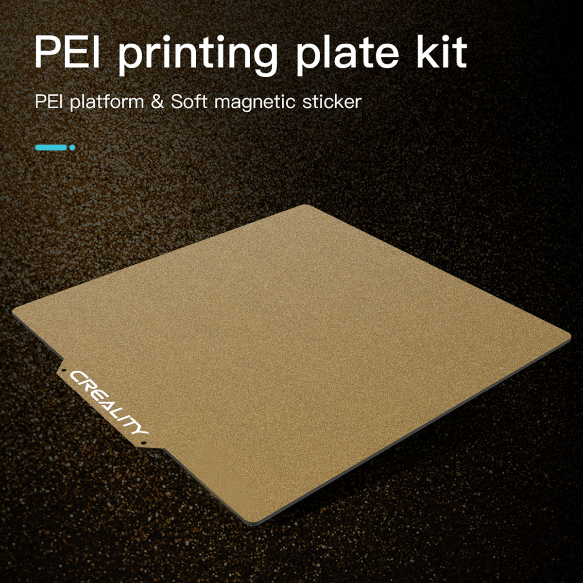PEI bed for 3d printers with soft magnetic stickers