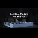 Creality K1 3D Printer with Auto Leveling 600mm/s Printing Speed 2000mm/s² Acceleration, 300℃ High-Temp 32mm³/s Flow Hotend Dual-Gear Direct Extruder Build Volume- Print Size: 220 x 220 x 250mm