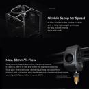 Creality K1 Max 3D Printer with Smart AI Function 600mm/s Printing Speed 20000mm/s² Acceleration, Core XY Structure- Large Build Volume Auto Leveling Dual- Print Size: 300 x 300 x 300mm