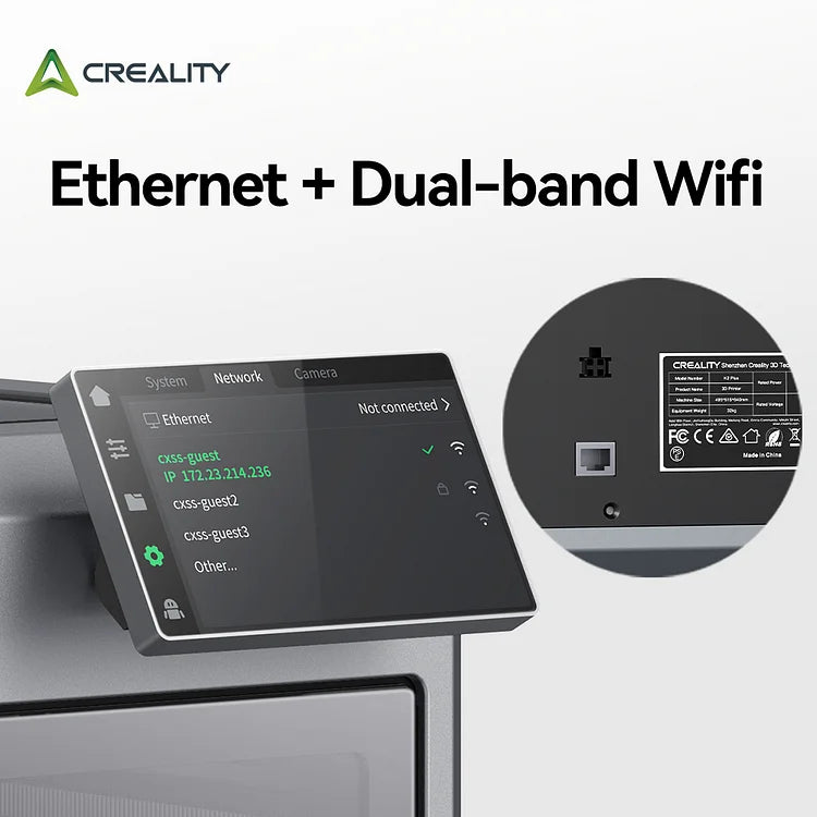 Creality K2 Plus Combo 3D Printer, Multicolor Printing with 16 Colors with CFS (CFS sold separately or in Combo Purchase Only), 600mm/s High-Speed Printing, Dual AI Cameras for Monitoring, Full-Auto Leveling- Printing Size: 350 x 350 x 350mm