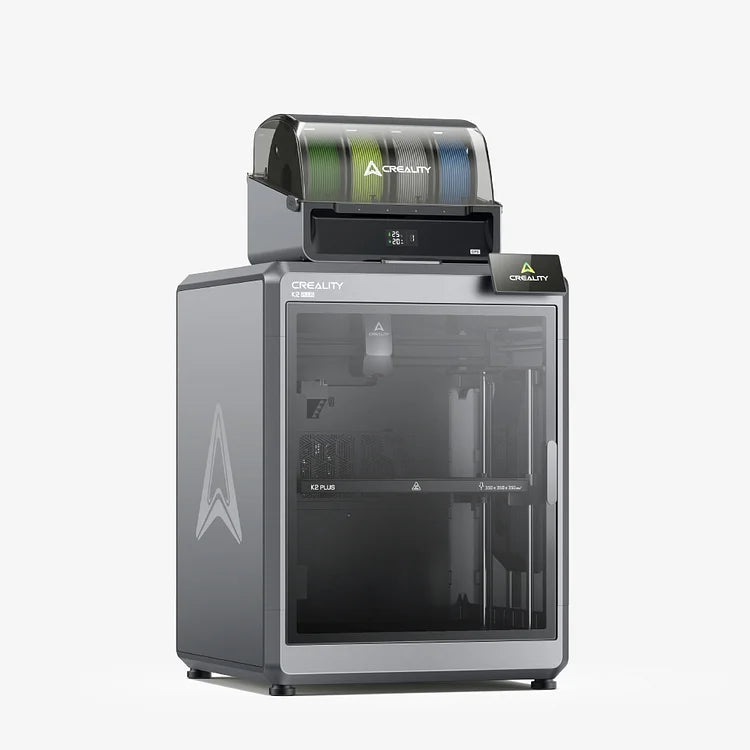 Creality K2 Plus Combo 3D Printer, Multicolor Printing with 16 Colors with CFS (CFS sold separately or in Combo Purchase Only), 600mm/s High-Speed Printing, Dual AI Cameras for Monitoring, Full-Auto Leveling- Printing Size: 350 x 350 x 350mm