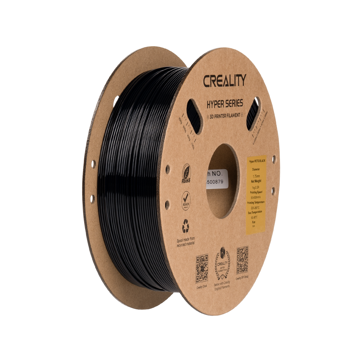 Creality Hyper PETG filament spool on a white background.
