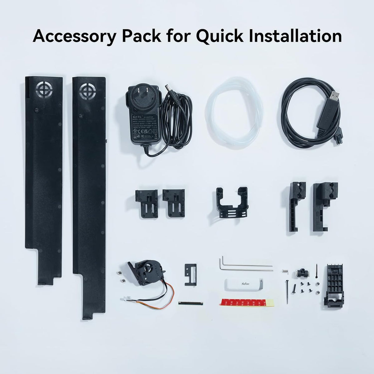 Creality K1 series CFS upgrade accessory pack on a white background.