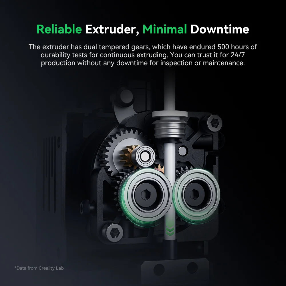 Creality Ender-5 Max 3D printer with a strong die-cast aluminium frame and precision linear rail for smooth, wobble-free printing — ideal for Australian users who want reliable, high-quality results.