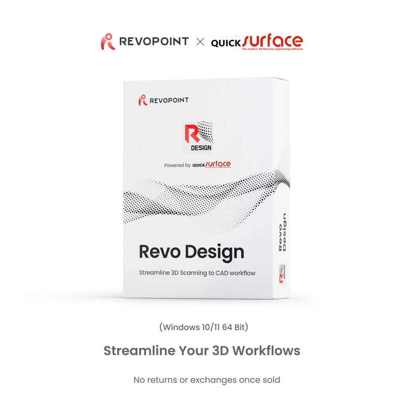 Revopoint Revo Design scan-to-CAD software.