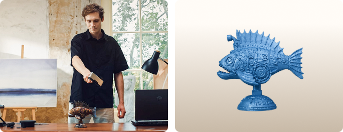 REVOPOINT INSPIRE 2: Seven Objects Across Engineering and Art