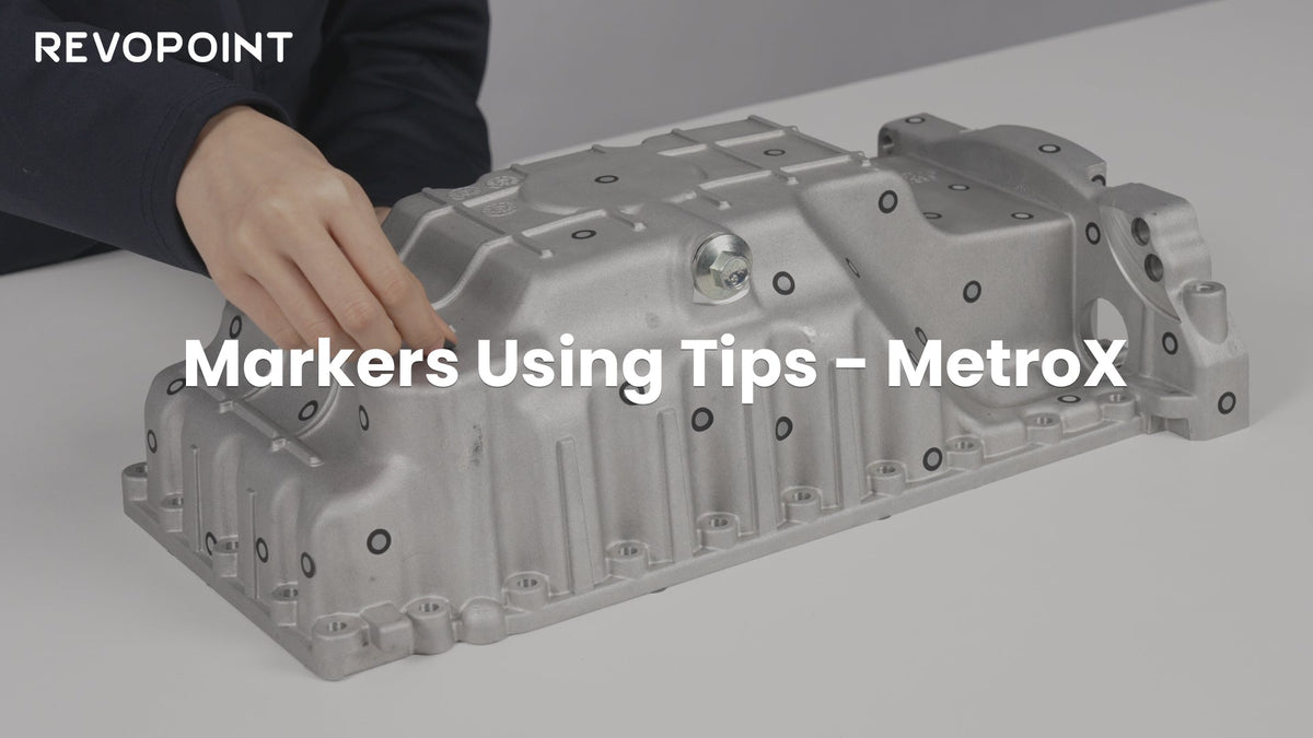 REVOPOINT MetroX: How to Plan Markers and Marker Blocks