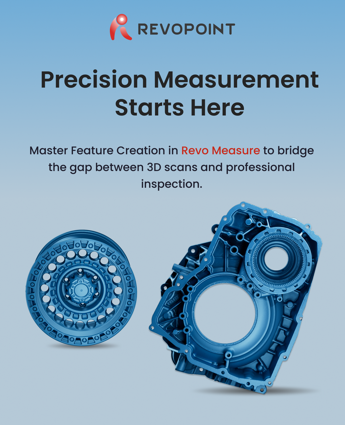 REVOPOINT Revo Measure: Turn Scan Surfaces into Useful Features