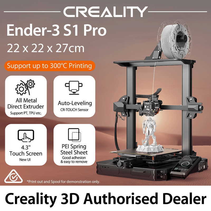 Creality ENDER-3 S1 Pro DIY 3D Printer-AU STOCK-Available for Local Pickup Deal
