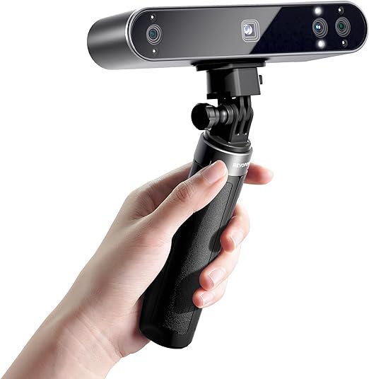 Revopoint POP 3 Handheld 3D Scanner for 3D Printer with Color Data, 0.05mm Precision and up to 18FPS Scanning Speed, Support Smartphone and Laptop - Standard