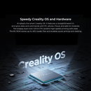 Creality K1 3D Printer with Auto Leveling 600mm/s Printing Speed 2000mm- Acceleration, High-Temp 32mm/s Flow Hotend Dual-Gear Direct Extruder Build Volume- Print Size: 220 x 220 x 250mm