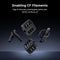 Creality K1C 3D Printer, 600mm/s Fast Speed All-Metal Extruder Auto Leveling 3D Printer with AI Camera for 300°C Printing, Reliable Carbon Fiber 3D Printing 220 * 220 * 250mm