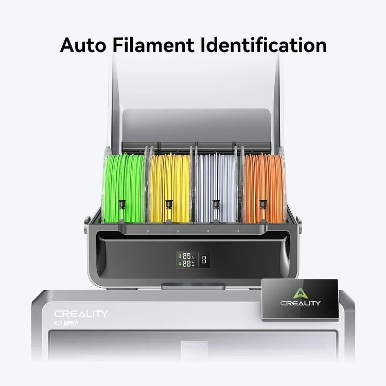 Creality K2 Plus Combo 3D Printer, Multicolor Printing with 16 Colors with CFS (CFS sold separately or in Combo Purchase Only), 600mm/s High-Speed Printing, Dual AI Cameras for Monitoring, Full-Auto Leveling- Printing Size: 350 x 350 x 350mm