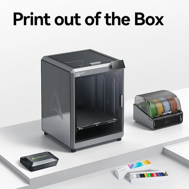 Creality K2 Plus Combo 3D Printer, Multicolor Printing with 16 Colors with CFS (CFS sold separately or in Combo Purchase Only), 600mm/s High-Speed Printing, Dual AI Cameras for Monitoring, Full-Auto Leveling- Printing Size: 350 x 350 x 350mm