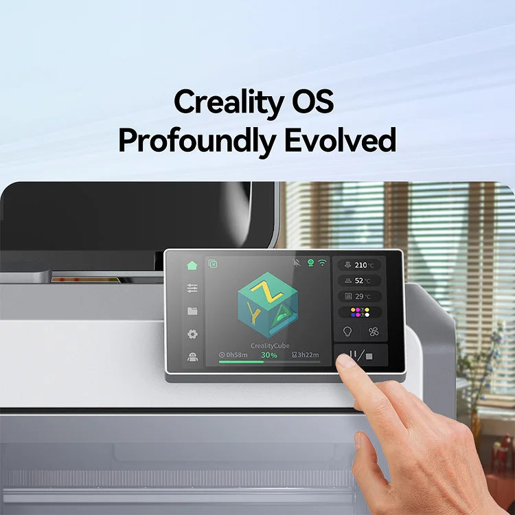 Creality K2 Plus Combo 3D Printer, Multicolor Printing with 16 Colors with CFS (CFS sold separately or in Combo Purchase Only), 600mm/s High-Speed Printing, Dual AI Cameras for Monitoring, Full-Auto Leveling- Printing Size: 350 x 350 x 350mm