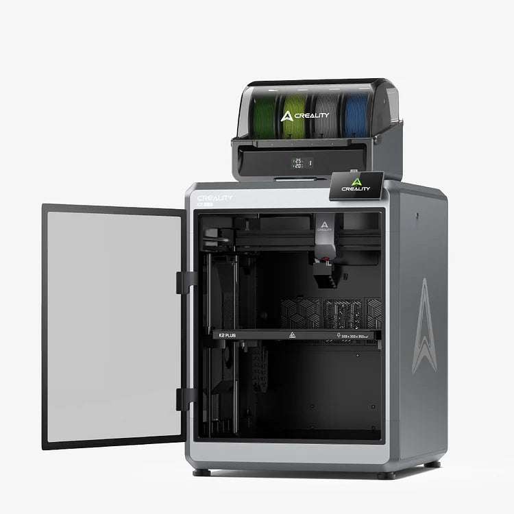 Creality K2 Plus Combo 3D Printer, Multicolor Printing with 16 Colors with CFS (CFS sold separately or in Combo Purchase Only), 600mm/s High-Speed Printing, Dual AI Cameras for Monitoring, Full-Auto Leveling- Printing Size: 350 x 350 x 350mm
