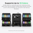 Creality K2 SE 3D Printer, 500mm/s High-Speed Printing, Support Multi Color 3D Printing Needs CFS, Solid Metal Build, Auto Leveling, Direct Drive Extruder, Quick-Swap Nozzle, 220 x 215 x 245mm