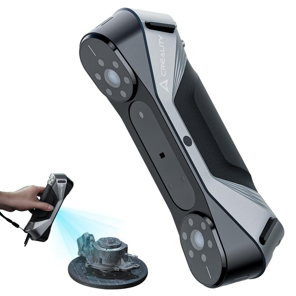 Creality CR-Scan Raptor 3D Scanner for 3D Printing Handheld Scanner with 0.02mm Accuracy Industrial Blue Light,Anti-Shake Tracking Up to 60FPS Scanning Speed for 5-2000mm Objects for Windows Mac