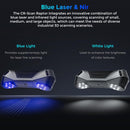 Creality 3D Scanner CR-Scan Raptor for 3D Printing Handheld Scanner with 0.02mm Accuracy Industrial Blue Light,Anti-Shake Tracking Up to 60FPS Scanning Speed for 5-2000mm Objects for Windows Mac