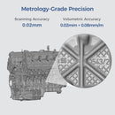 Creality 3D Scanner Sermoon S1 for Engineering Projects.,1+7+34 Blue Laser Handheld Scanner with Metrology-Grade 0.02mm Accuracy,Anti-Shake Tracking,Up to 90FPS Scanning Speed