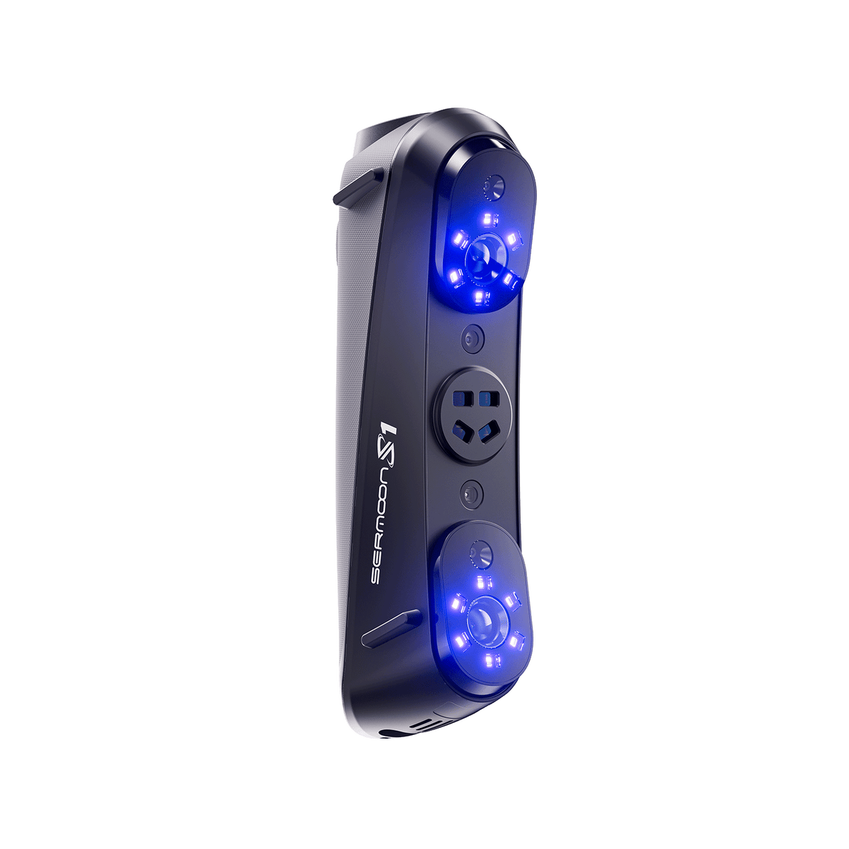 Creality SERMOON S1 product view with blue lights on a white background.