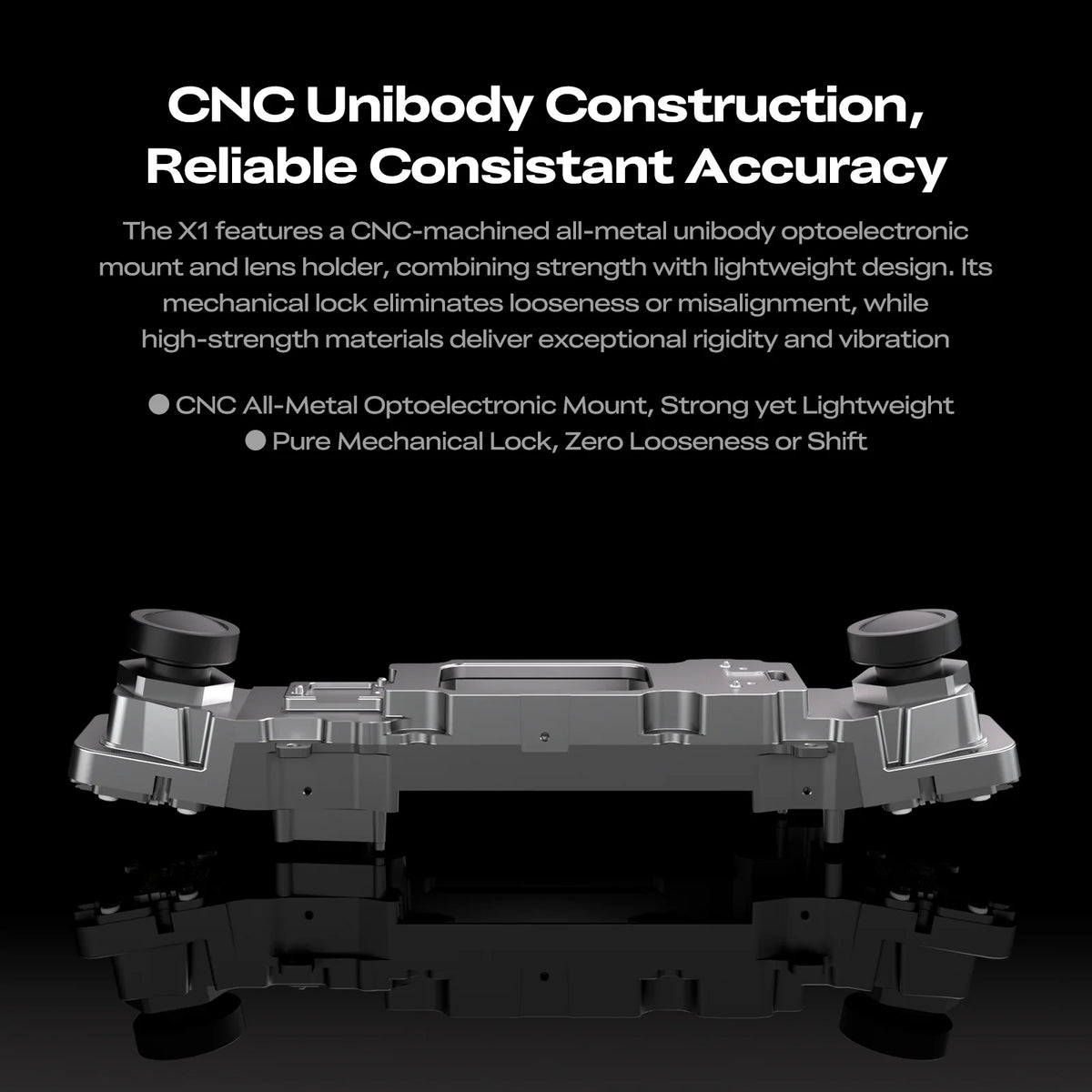 Creality SERMOON X1 body-construction diagram on a black background.