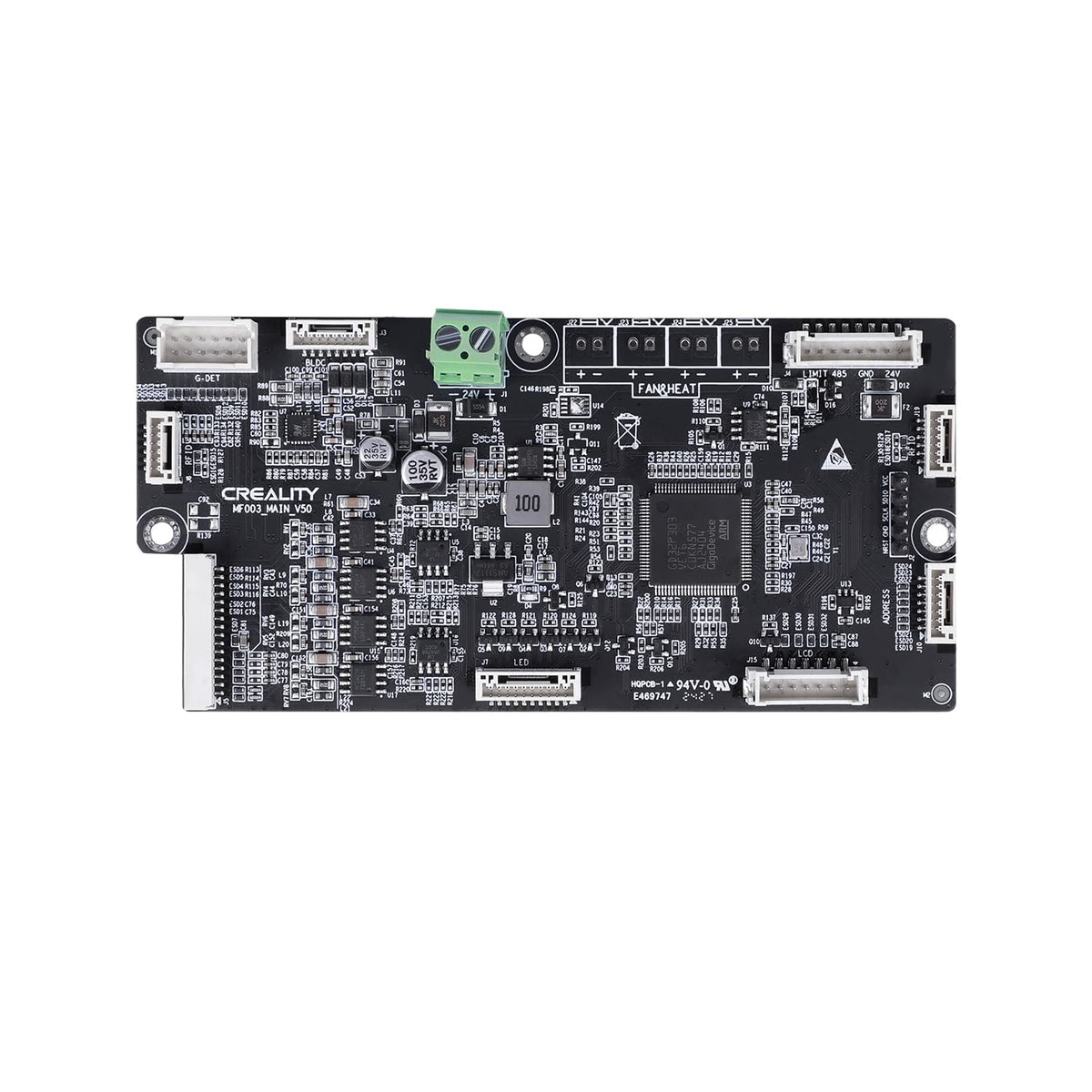 Creality CFS replacement circuit board on a white background.