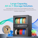 Creality Filament Storage Box, 3D Printer Filament Storage for 10KG, 3D Filament Dryer with Magnetic Closure, Moisture-Proof & Damp-Proof for PLA/PETG/ABS/TPU/UV Resin and More