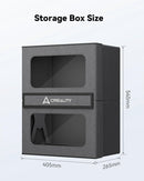 Creality Filament Storage Box, 3D Printer Filament Storage for 10KG, 3D Filament Dryer with Magnetic Closure, Moisture-Proof & Damp-Proof for PLA/PETG/ABS/TPU/UV Resin and More