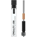 Creality x E3D Genuine Obxidian High Flow Nozzle Assembly shown next to its clear retail protective packaging, highlighting the standard 0.4mm nozzle size specification 
