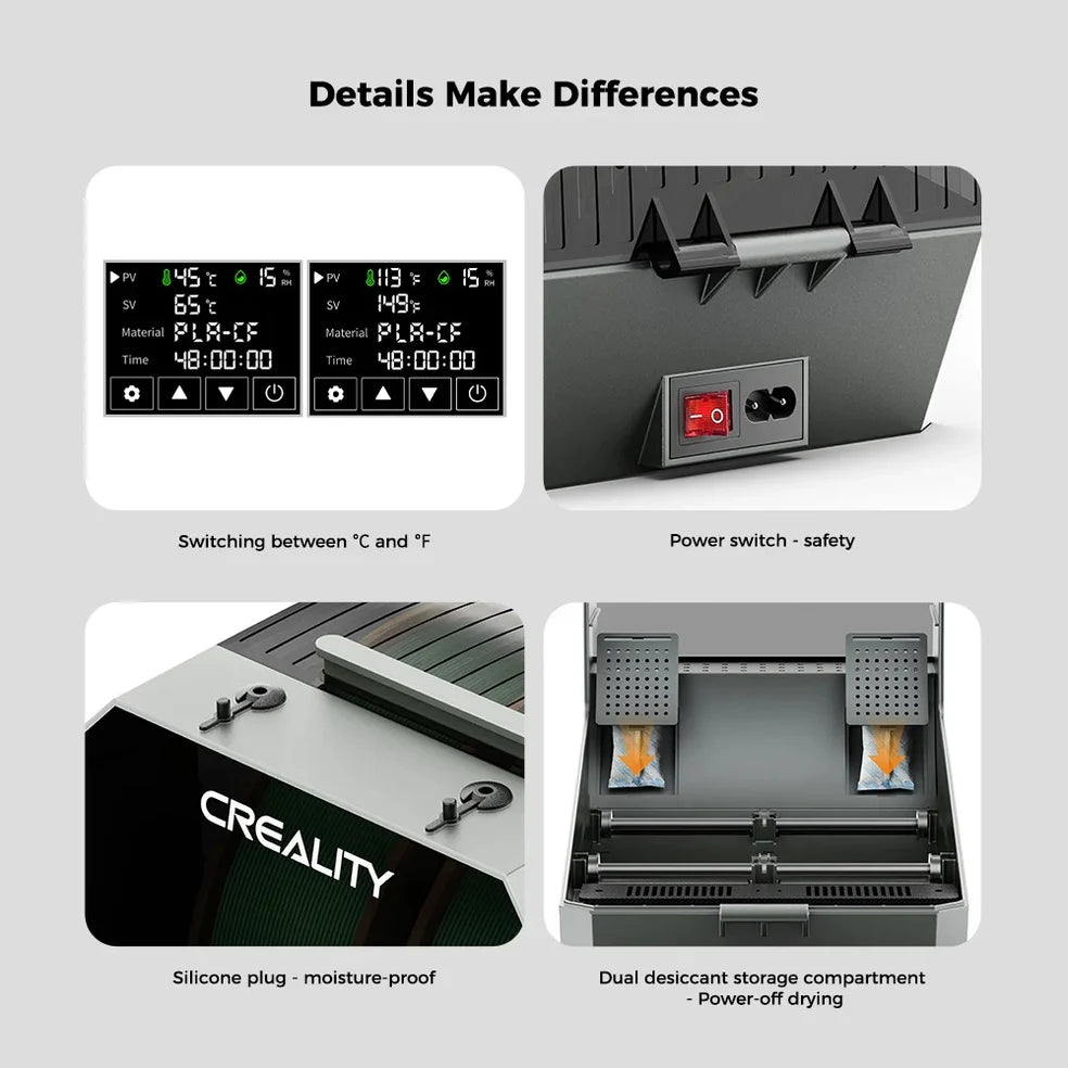 Creality Space Pi Plus Dual-Spool Filament Dryer