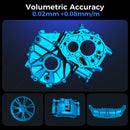 Creality 3D Scanner CR-Scan Raptor Pro for 3D Printing, 22+7 Blue Laser & NIR Handheld Scanner 0.02mm Accuracy, 60fps High-Speed & 5MM to 4M Objects, 24-Bit Full-Color Scanning for Windows macOS