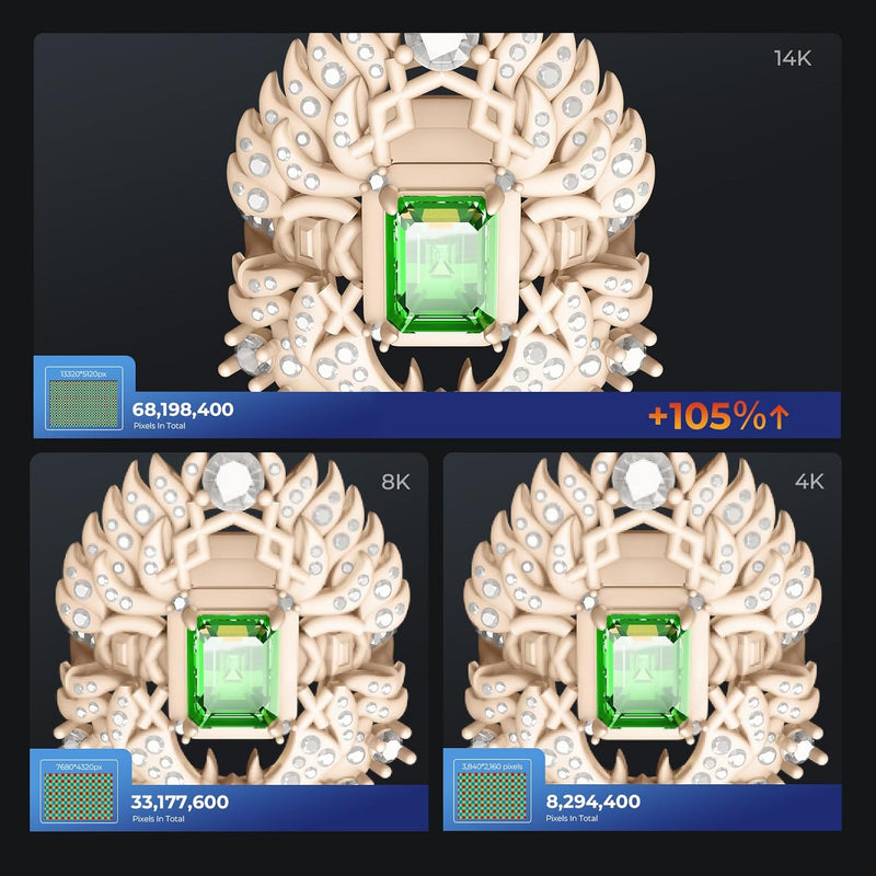 Creality HALOT-MAGE S Resin 3D Printer Laser-carved 150mm/h High Speed Printing