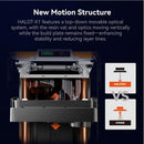 Creality Halot-X1 Combo Resin 3D Printer, 10.1" 16K Mono LCD, 14×19 μm, 170 mm/h High-Speed Printing, Intelligent Resin Management, Fully Assembled Auto Leveling, Large Print Size: 211.68x118.37×200mm