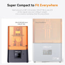 Creality Resin 3D Printer for Kids and Beginners, HALOT R6 Fully Assembled, Upgraded Light Source with High-Precision Printing, LCD Monochrome Screen Simple Workflow 3D Resin Printers