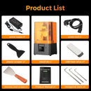 Creality Resin 3D Printer for Kids and Beginners, HALOT R6 Fully Assembled, Upgraded Light Source with High-Precision Printing, LCD Monochrome Screen Simple Workflow 3D Resin Printers