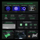 Creality Sermoon P1 3D Scanner, Handheld 22+7+1 Blue Laser&Infrared Wireless 3D Scanner with 6"Touch Screen, Supports Standalone&PC Modes, 0.02mm/m Accuracy for Modified Vehicles, Reverse Engineering