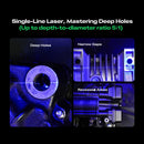 Creality Sermoon P1 3D Scanner, Handheld 22+7+1 Blue Laser&Infrared Wireless 3D Scanner with 6"Touch Screen, Supports Standalone&PC Modes, 0.02mm/m Accuracy for Modified Vehicles, Reverse Engineering