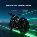 Creality Sermoon P1 3D Scanner, Handheld 22+7+1 Blue Laser&Infrared Wireless 3D Scanner with 6"Touch Screen, Supports Standalone&PC Modes, 0.02mm/m Accuracy for Modified Vehicles, Reverse Engineering