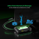 Creality Sermoon P1 3D Scanner, Handheld 22+7+1 Blue Laser&Infrared Wireless 3D Scanner with 6"Touch Screen, Supports Standalone&PC Modes, 0.02mm/m Accuracy for Modified Vehicles, Reverse Engineering