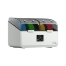 Creality SpacePi X4L
with colored filament spools on a white background