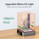 Creality Wash and Cure Station UW-03 2 in 1 Machine Resin 3D Printer Upgraded 405nm UV Curing Rotary Box Bucket for LCD/DLP/SLA-Wash volume: 210 x 160 x 200 mm and Cure volume: 215 x 165 x 300mm