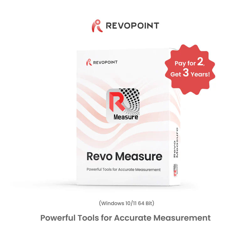 Revopoint Revo Measure 3D measurement software.