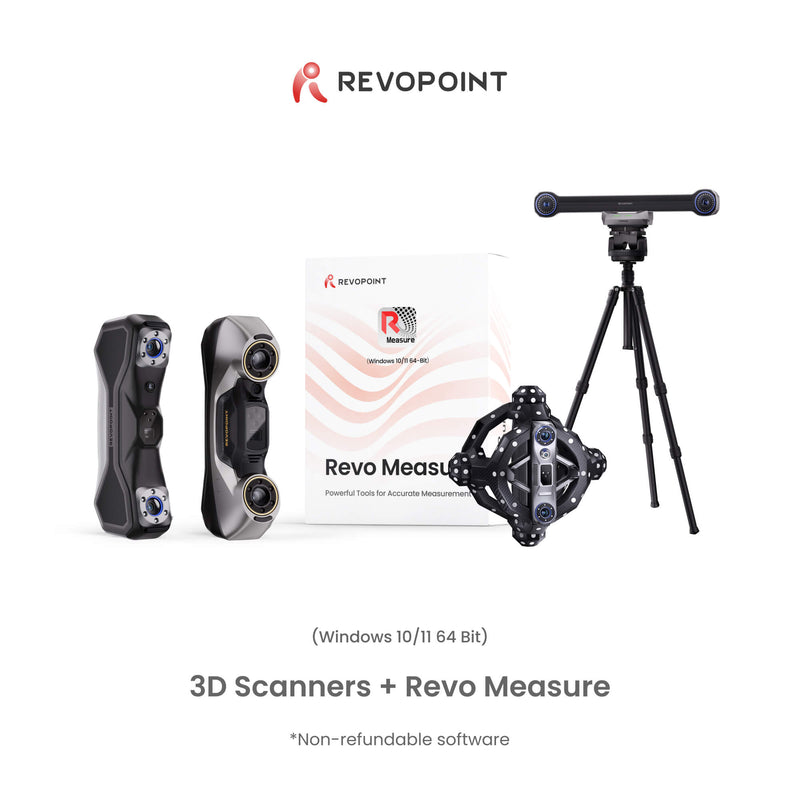 Revopoint Revo Measure 3D measurement software.