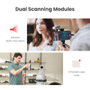 Revopoint Inspire 2 3D Scanner for 3D Printing Handheld, Up to 0.03mm Precision, Multi-Line Laser/Structured Light, Wireless/Outdoor Scanning, Full-Color Scan, for iOS/Android/Win, Standard