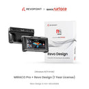 Revolutionary 3D scanning and design system with Revopoint and QuickSurface branding.