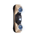 Revopoint MetroY 3D Scanner Gold and black electronic device with blue lights on a white background